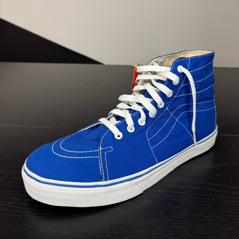 Blue High-Top Men's Sneakers